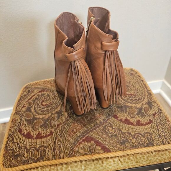 Pedro Miralles Tassel Leather Ankle Boots Size 38 - Picture 8 of 9